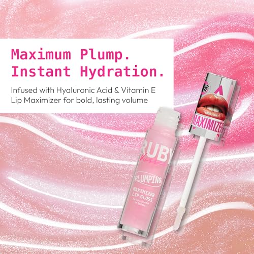 Ruby Kisses Hyaluronic Lip Gloss Plumper – High-Shine Volumizing
