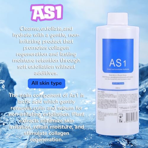 Aqua Peeling Solution for Hydradermabrasion Machines ? Peeling Solution for All Skin Types (AS1, SA2, AO3) ? Deep Cleansing, Hydration