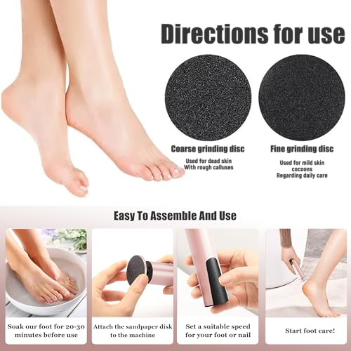 Electric Foot Callus Remover - Rechargeable Pedicure Tool