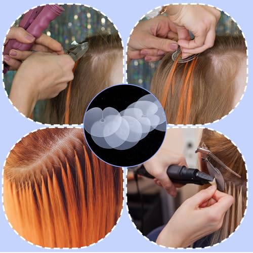 50PCS K-Tip Heat Shield Guards for Hair Extensions