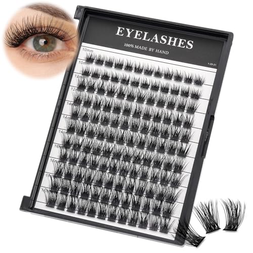 D Curl Cluster Eyelash Extensions 132pcs Mixed Sizes