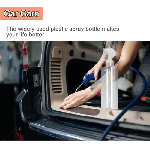 10 oz Plastic Spray Bottles - 3 Pack BPA-Free Fine Mist for Hair, Plants & Cleaning