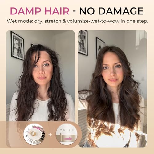 5-in-1 Blow Dryer Brush with Heated Comb | Nano Titanium