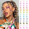 Mini Butterfly Hair Clips, 50pc Assorted Colors