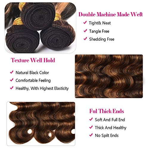 Brazilian Virgin Hair Bundle Body Wave 26 28 30 Inch
