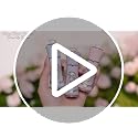 Flower Knows Bunny Garden Hand Mirror - Pink Floral Design