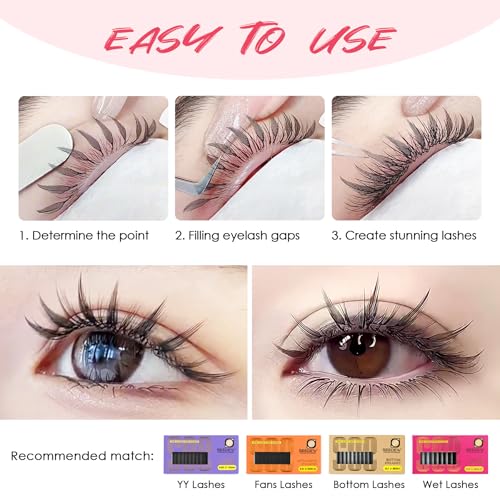 Manga Spire Premade Fans Eyelash Extensions D Curl 8-15mm