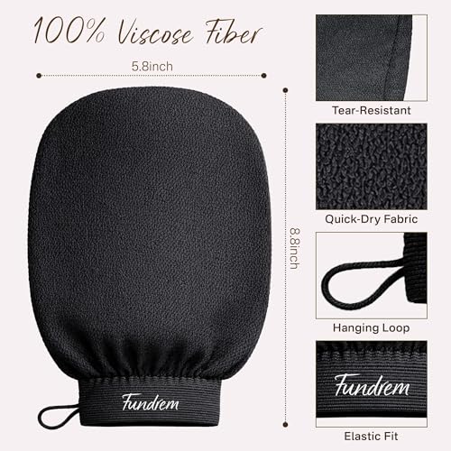 Korean Exfoliating Gloves 2-Pack | Dead Skin Remover