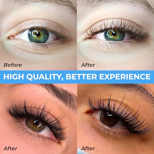 TEGAN LASH 500 Wispy Premade Fans Eyelash Extensions 7D-15mm