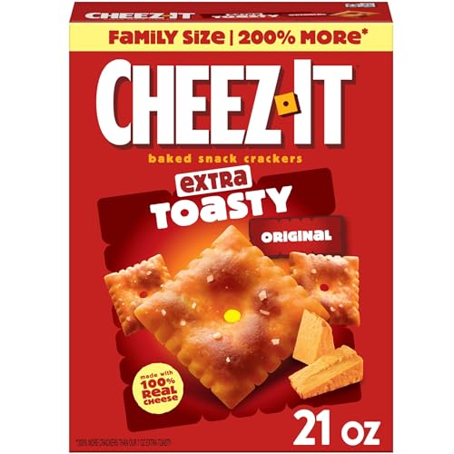 Cheez-It Extra Toasty Cheese Crackers - Family Size 21oz