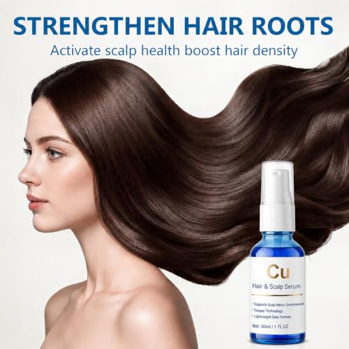 Copper Hair Serum for Thicker Hair & Scalp Health