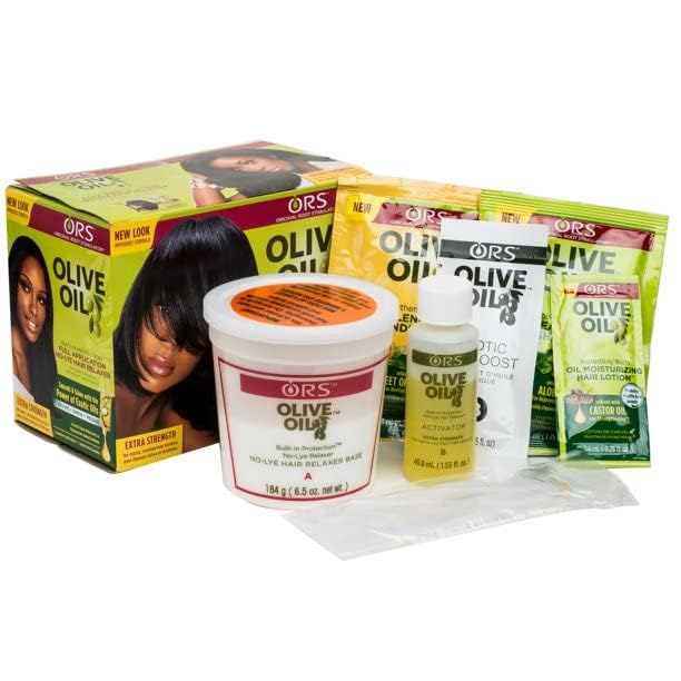 ORS Olive Oil Extra Strength No-Lye Hair Relaxer Kit