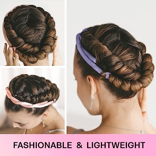 Lanzhire Heatless Curling Headband for Long Hair - No Heat Sleep-In Curler