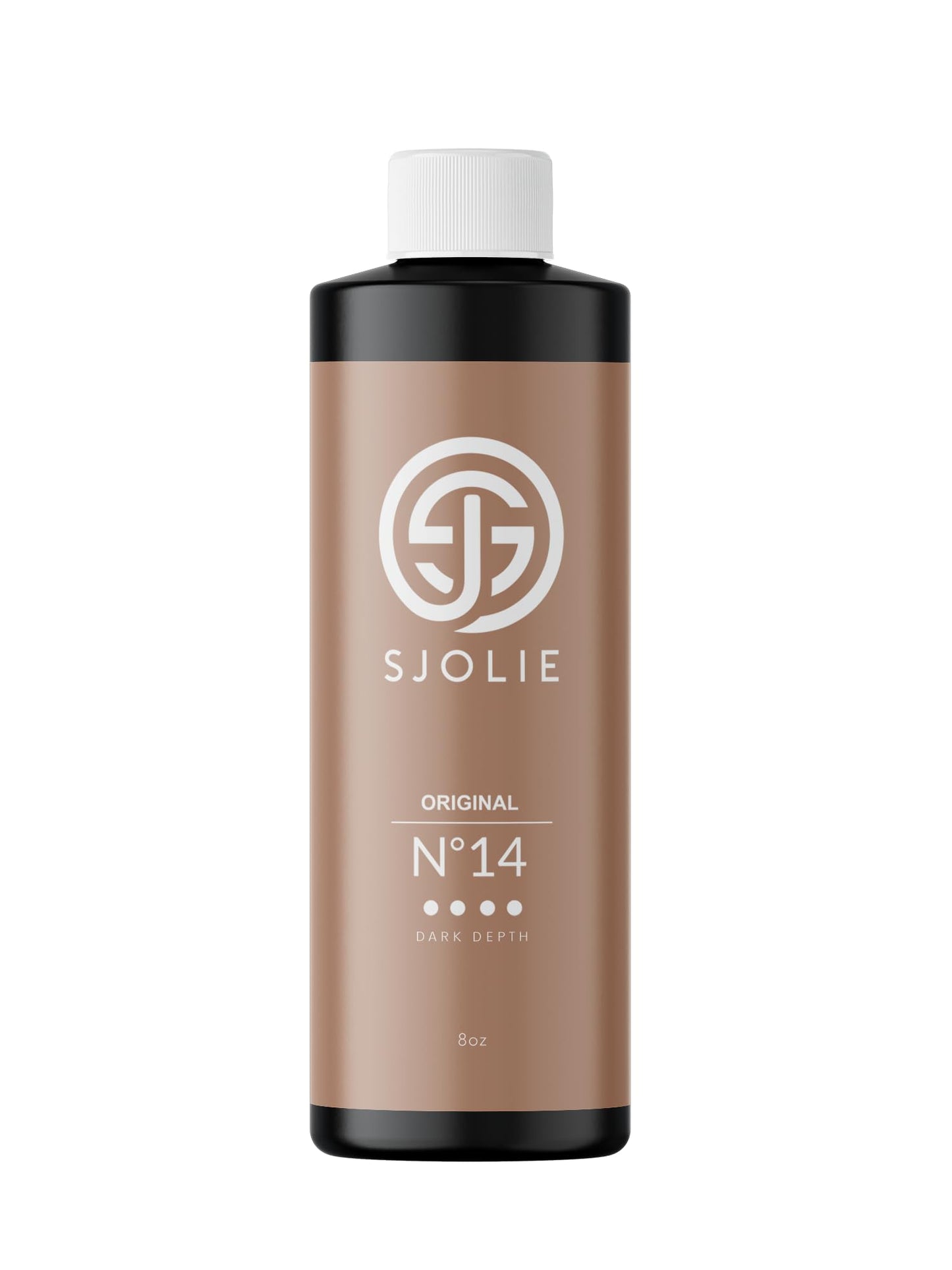 SJOLIE Spray Tan Solution - No. 14 - Dark Depth Tanning Spray | Hydrating Sunless Tanner for Long Lasting, Dark Bronze Finish (8oz)