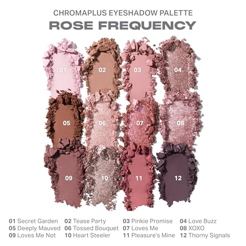 Morphe ChromaPlus 12-Pan Eyeshadow Palette - High Pigment & Versatile