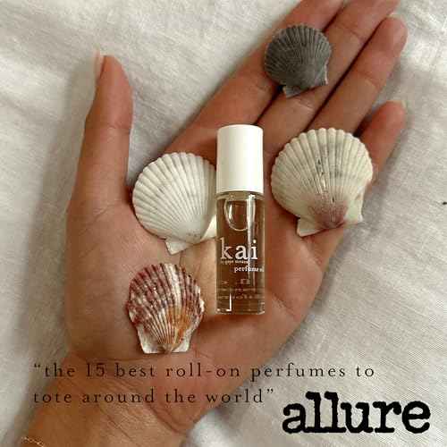 kai perfume oil ? a fresh, beautiful, light gardenia scent wrapped in white exotics, 1/8 oz perfume roll-on | long lasting, serene, vegan, clean and inspired by memories of Hawaiian vacations