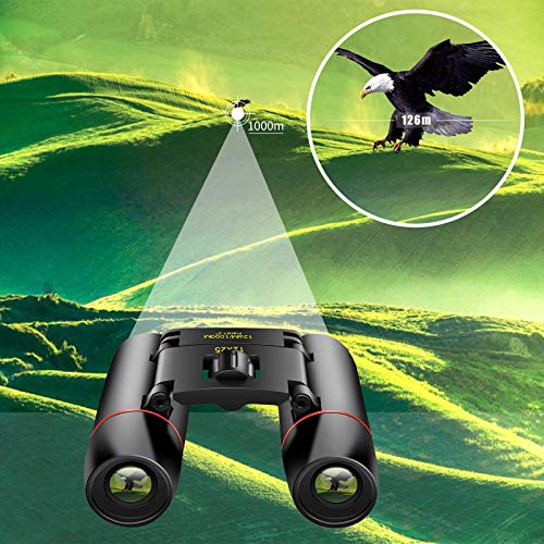 POLDR 12X25 Compact Pocket Binoculars for Adults & Kids