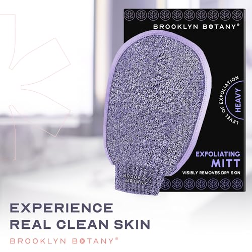 Brooklyn Botany Exfoliating Mitt – Heavy Duty Body Scrubber