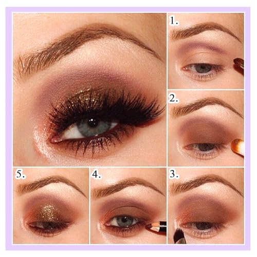 36 Colors Makeup Eyeshadow Palette, Colorful Matte Glitter Eyeshadow Makeup Palette, Professional Waterproof Shimmer Eyeshadow Palette, Highly Pigmented Powder Eyeshadow Makeup Set(A)