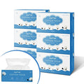 Extra Thick Disposable Face Towel, Disposable Makeup Removing Wipes, 100% USA Cotton and 100% Organic & Cruelty Free, Lint-Free Cotton Tissues for Sensitive Skin