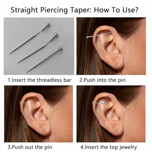 G23 Titanium Threadless Piercing Taper Tool for Body Jewelry