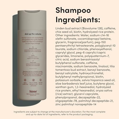 HIMS Max Volume Shampoo & Conditioner Set - 6.4 Oz