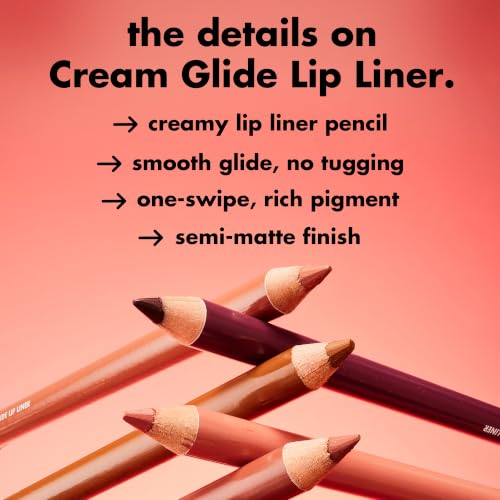 Lip Liner Pencil - Mauve Aside - Highly Pigmented Semi-Matte Vegan & Cruelty-Free All-in-One Lip Definer