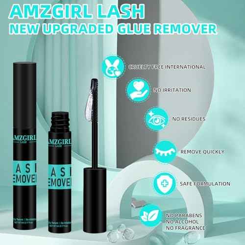 Eyelash Extension Remover,Lash Cluster Remover For Lash Extensions,Individual Lashes Remover Non Irritating,Diy Eyelashes Clusters Glue Remover Oil,Eye Cleanser For Removal Diy Lash Extensions£¨5ml£©