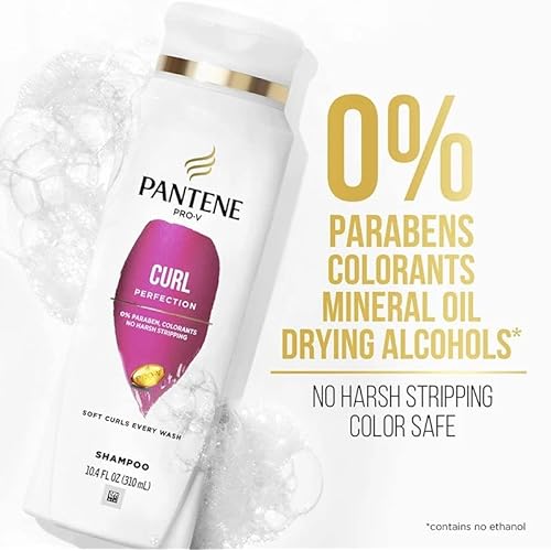 Pantene Pro-V Curly Perfection Moisturizing Shampoo 12.6 oz (Pack of 2)