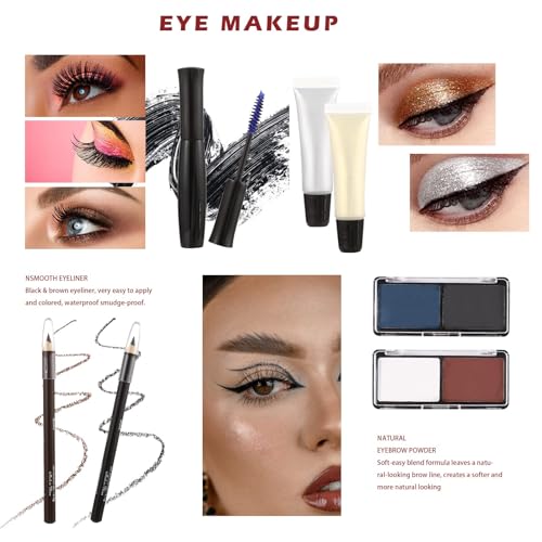 Hegafoo All-in-One Makeup Kit for Teens - 106 Pcs Professional Set