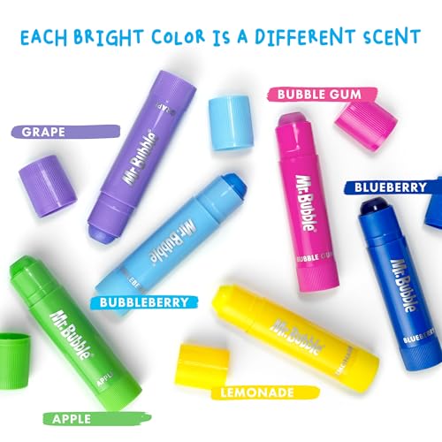Mr. Bubble 6-Color Washable Bath Paint Sticks for Kids