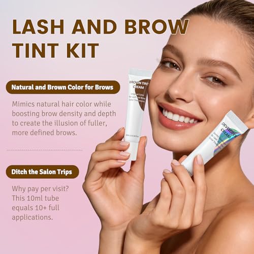 Lomansa Eyebrow Tint Kit Brown - 4 Week Color