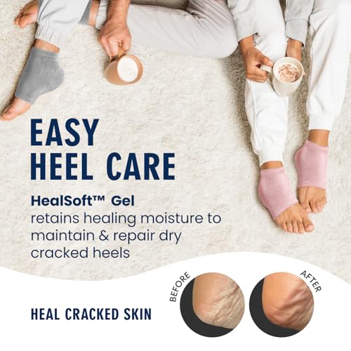Dr. Frederick's Moisturizing Gel Heel Socks - Overnight Foot Care