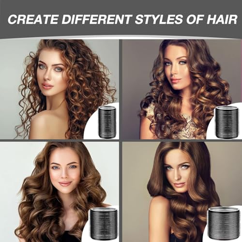 66 Pc Hair Roller Set with 4 Sizes, 40 Clips & Storage Bag