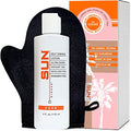 Sun Laboratories By Giesee Ultra Dark Self Tanning Lotion with Tanning Mitt - Long Lasting Self Tanner for Face and Body - Instant Sunless Tanning Lotion - Achieve a Natural-Looking Tan
