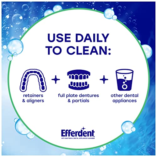 Efferdent Denture Cleaner Tablets - 126 Count Retainer & Aligner Cleaner