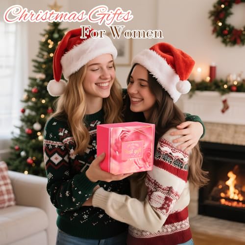 Pink Spa Relaxation Gift Set for Women - Pamper Gift Basket with Mug & Candle