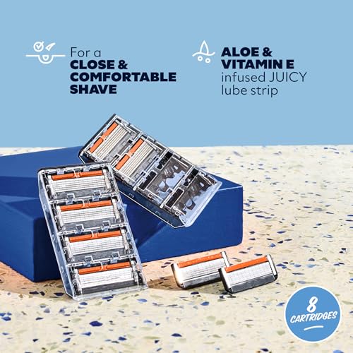 Dollar Shave Club 6-Blade Razor Refills (8 Pack)