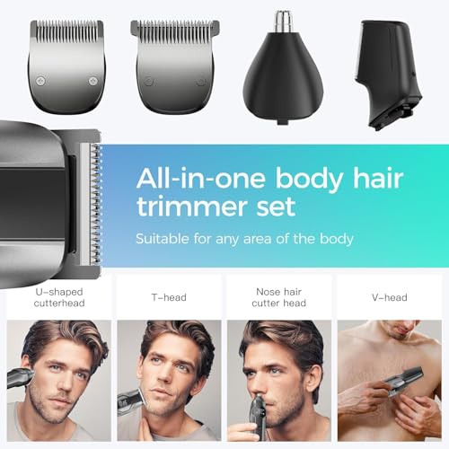 Kensen 4-in-1 Beard Trimmer for Men – Electric Shaver & Hair Clipper