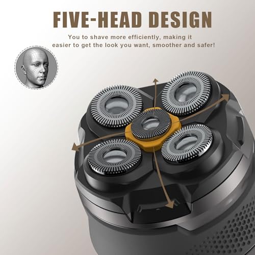 4PCS Shaver Replacement Blades Compatible with MicroTouch Titanium Head,Stainless Steel Material