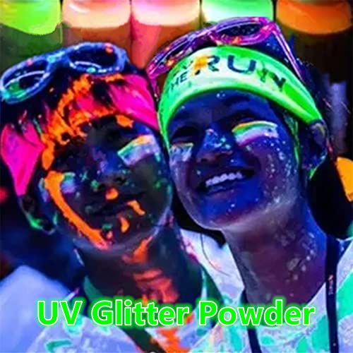 UV Green Glitter Spray for Hair & Body - 10g