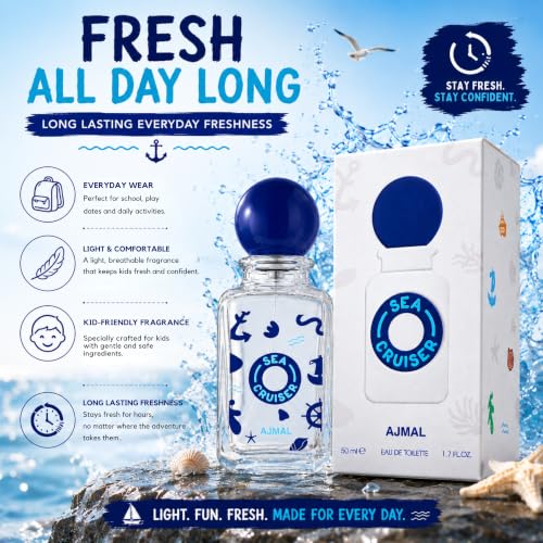 Ajmal SeaCruiser Boys Perfume 50ml – Fresh Spicy Woody