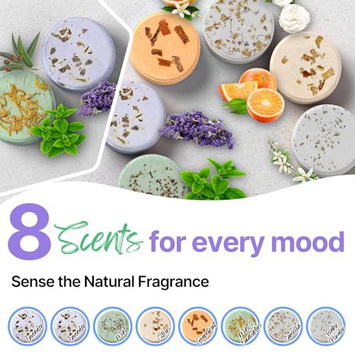 Shower Steamers Aromatherapy 8 Pack - Home Spa Relaxation