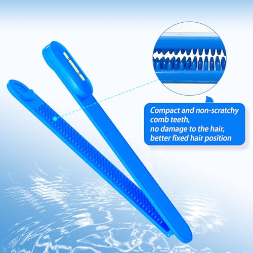 MAIPAY Professional Hair Cutting Tool,Easy-to-Use Hair Cutting Tools for Women,DIY Home Hair Cutting Clips for Bangs, Layers and Split Ends,Practical Hair Cutting Guide,Blue