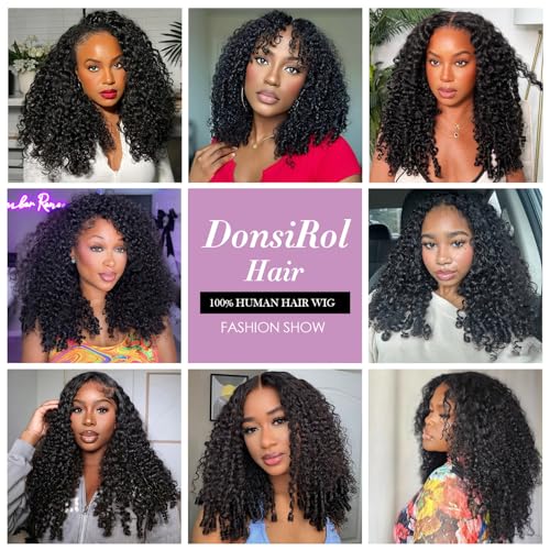 20-Inch Knotless Burmese Curly Human Hair Crochet Extensions - 50g
