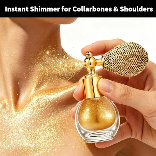 Body Glitter Spray 2-Pack with Refill - Gold & Silver