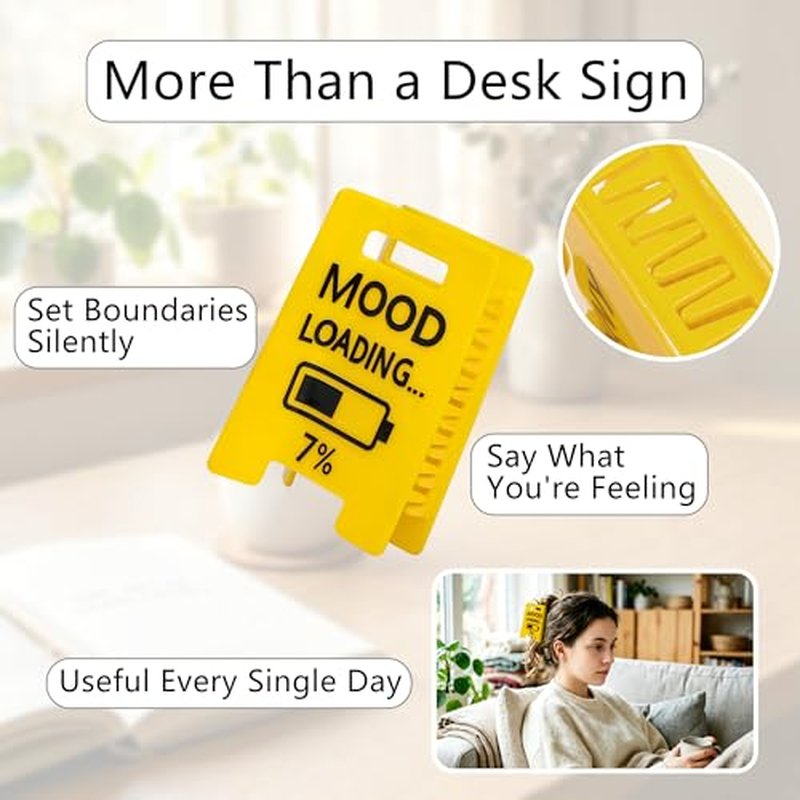 Mood Loading Yellow Hair Claw Clip for Women