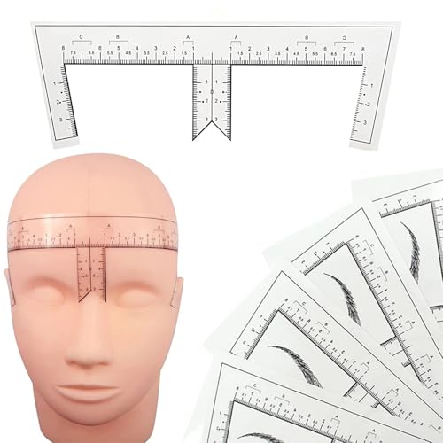 Eyebrow Mapping Kit for Microblading - String, Paste, Brushes & Stencils