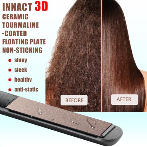 NITION Ceramic Tourmaline Hair Straightener with LCD Display