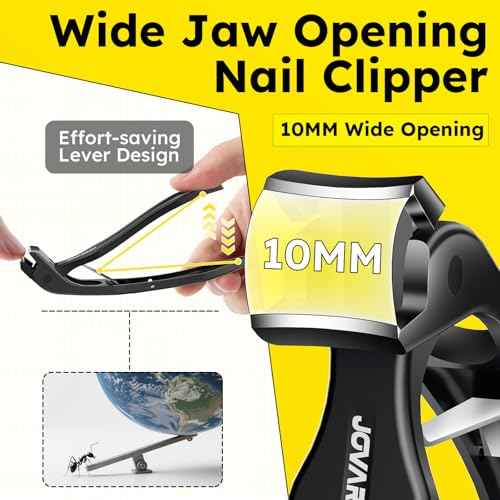 Nail Clippers for Seniors, Heavy Duty Ingrown Toenail Clippers with Long Handle£¬Angled Head Large Toe Nail Clippers and Slanted Nail Cutter for Thick Nail for Men Women Pregnant Elderly 6Pcs